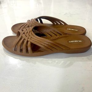 Okabashi sandals.